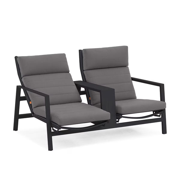 LIFE Outdoor Living Bondi Tete-A-Tete Reclining Patio Set
