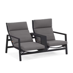 LIFE Outdoor Living Bondi Tete-A-Tete Reclining Patio Set
