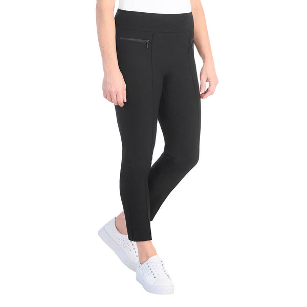 Hilary Radley Women'S Pull on Pant in Grey