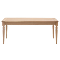 Gallery Eton Oak Extending Dining Table, Seats 6-8