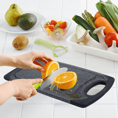 3pcs/13pcs Kitchen Cutting Board, Plastic Cutting Board, Thick Cutting Board, Suitable For Cutting Meat, Vegetables, And Fruits, With Easy-grip Handle, Dishwasher Safe.