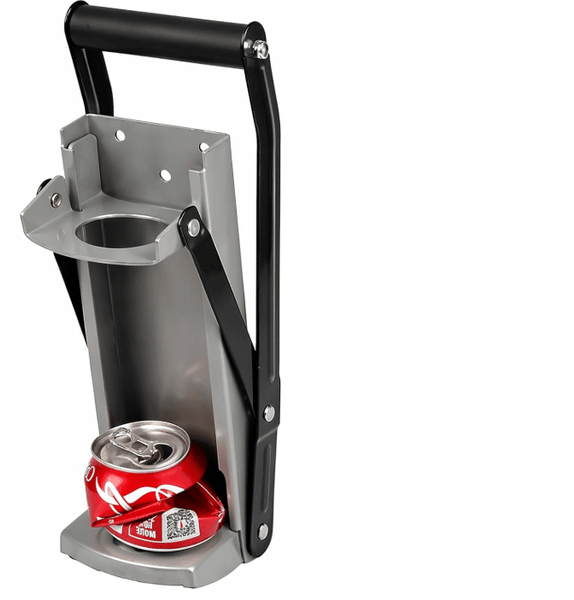 1pc Heavy Duty 16-Ounce Metal Can Crusher- Wall-Mounted Beverage, Beer Can and Bottle Compressor- Suitable Recycling and Home Use- and Halloween