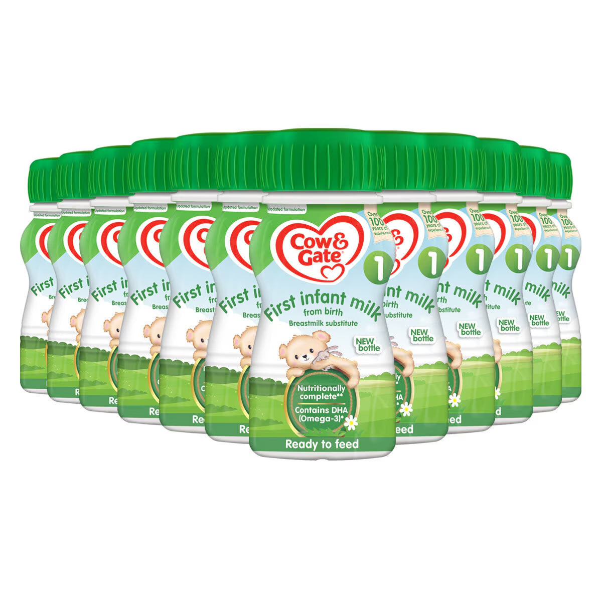 Cow & Gate 1St Milk Ready to Drink, 12 X 200Ml