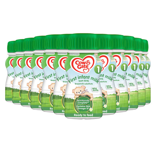 Cow & Gate 1St Milk Ready to Drink, 12 X 200Ml