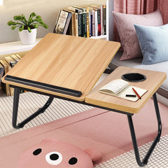 Adjustable Tilting Laptop Desk Sofa Bed Writing Notebook Computer Desk Breakfast Tray Folding Portable Table