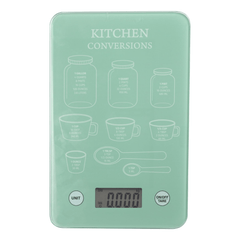 Envenzo Kitchen Scales With LCD Display Tempered Glass Battery Operated with Easy Measurements Conversion Scales for Cooking and Meal Prep, Electronic Digital Scales