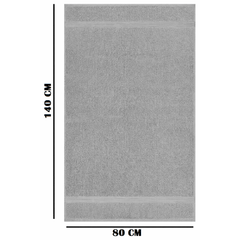 Pack of 4 Jumbo Bath Sheets Set 100% Egyptian Cotton (80x140 CM) Quick Dry 500GSM Highly Absorbent Soft Feel Bath Sheets XL Bathroom Towel Perfect for Daily Use