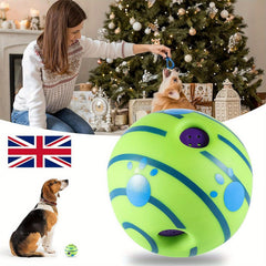 Interactive Ball for Dogs and Cats - Pet Puzzle Toy with Unique Giggling Sounds - Durable Chew Toy for Boredom Relief - Safe Vinyl Material - 5.1