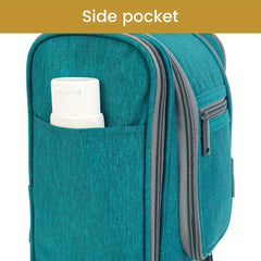 Hanging Toiletry Bag Women Large Travel Makeup Bag Organizer Bag with A PVC Compartment for Essentials Accessories Cosmetics Roomy Toiletries Bag Gift Best Toiletry Bag for International Travel Christmas Gifts