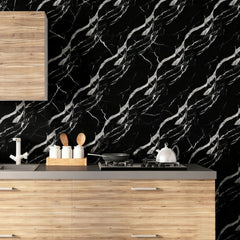 Marble Effect Peel and Stick Wall Tiles - 30x60cm Removable Self-Adhesive Panels, Easy Install for Bathroom, Kitchen, Toilet & Shower Backsplash