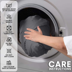 1pc Extra Deep Fitted Sheet, All seasons Bedding Ultra Soft Breathable Microfiber, Wrinkle-Free, Machine Washable, Hotel Quality All Sizes Available
