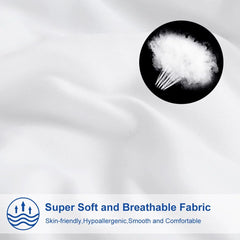 BEST HOTEL QUALITY DUVET QUILT POLYPROPYLENE OUTER COVER PLYSTER FILLED SINGLE DOUBLE KING SUPER-KING ALL SIZE 4.5 10.5 13.5 15 TOG WHITE DUVET WINTER WARM EXTRA WARM Striped Breathable King Size Washable White