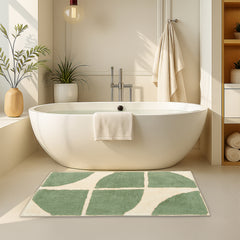 Stockholm Bath Mat with Non-Slip Backing – Super Soft, Water Absorbent, 100% Cotton Blend, Quick-Drying Bathroom Toilet Floor Rug, 50 x 8 cm