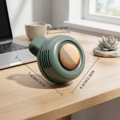 Mini Clip on Fan, Ultra Compact 360° Portable Handheld Fan, 50% Smaller with High Density Battery, Long Lasting Desk Fan, A Good Item for Travel, Outdoor.