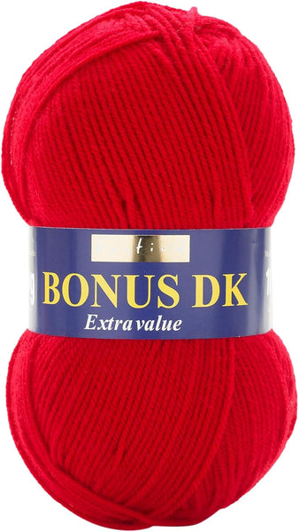 Sirdar Hayfield Bonus DK Double Knitting, White (961), 100G