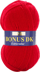 Sirdar Hayfield Bonus DK Double Knitting, White (961), 100G