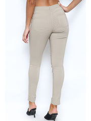 MYT Womens Chino Trousers Ladies Skinny Fit Super Stretch Office Work Casual Chinos Waist Size UK 6-18