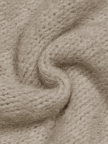 A Soft And Cozy Short Sweater with a Laid-Back Vibe, Perfect for Versatile Styling