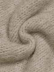 A Soft And Cozy Short Sweater with a Laid-Back Vibe, Perfect for Versatile Styling