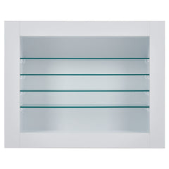 5-Layer Transparent Collection Display Cabinet, Space-Saving Display Cabinet for Home, Office, Bathroom, Living Room, Wall Mounted, Multi-tier Shelving, Space-Saving, Durable Organizer, Ideal for Storage and Decoration
