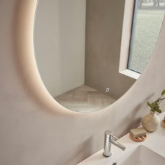 Tavistock Scene Illuminated round Mirror 800Mm