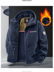 [Shu Le Shui OBM] New Easter Products Are Online! New Autumn And Winter Fleece-Lined And Thickened Jackets, Fashionable Fleece Fabric, Graphene Lining, Casual, Fashionable, Energetic And Versatile, Suitable for Work Scenarios, Work Jackets