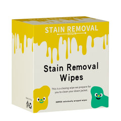 Stain Removal Wipes – 30 Individually Wrapped Cleaning Sheets, Portable Instant Stain Cleaner for Fabric & Surfaces
