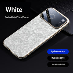 Phone Case - Light Luxury Business Phone Case for Iphone 17Promax Ultra Thin Anti Drop Mens Protective Cover