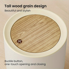360x220mm 9L Trash Bin Bathroom Bins Garbage Bin with Press top Lid Nordic Modern Waste Bin Modern Waste Bin with Legs for Kitchen Bathroom Bedroom Office Outdoor Dog Proof