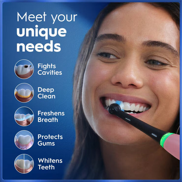 Oral-B Io Series 5 Electric Toothbrush with Travel Case in Pink