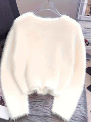 Premium Warm Faux Mink Sweater
