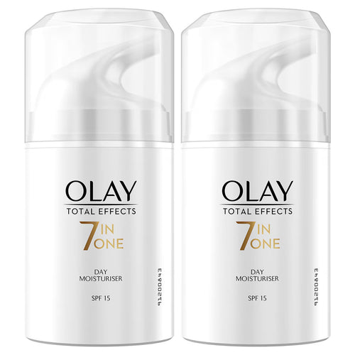 Olay Total Effects Age Moisturiser, 2 X 50Ml