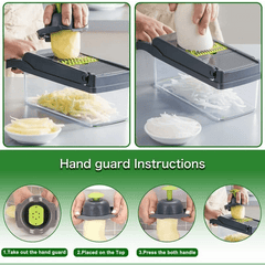 14-in-1 Safe Chopper Vegetable Cutter, Onion Chopper, Veggie Chopper, Chopper, Food Chopper, Food Chopper Manual Hand, Vegetable Slicer, Vegetable Chopper, Kitchen Gadgets, Vegetable Cutter