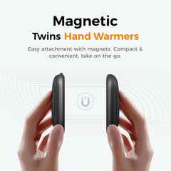 OCOOPA UT3 Lite Magnetic Hand Warmers Rechargeable 2 Pack, Electric Handwarmers Ultra Thin Light Portable for Pocket Gloves,3 Levels Heat, up to 8 Hrs, UL Certified,Idea Tech Gifts for Men, Women