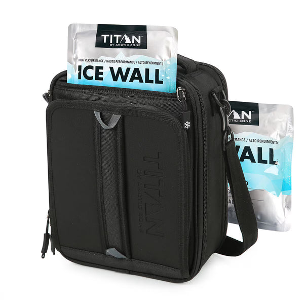 Titan Fridge Cold, Crush Resistant Lunch Pack with 2 Ice Walls