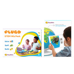 Playshifu STEM Bundle: Orboot Earth and Plugo Letters, Count, & Link (4+ Years)
