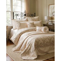 Gigi Embroidered Diamante Style Duvet Cover Sets Luxurious Quilt Covers Designer Bedding Sets