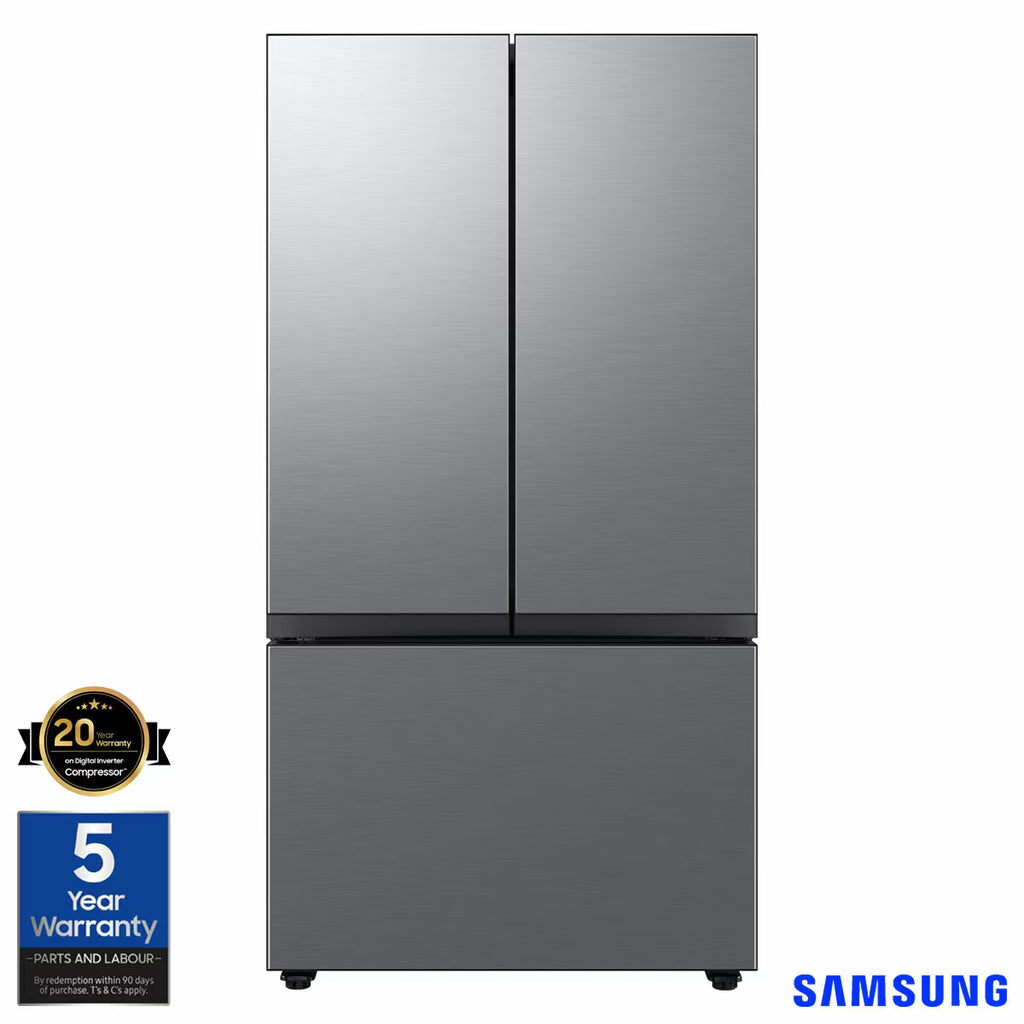 Samsung Spacemax RF24BB620ES9EU, Multidoor Fridge Freezer, E Rated in Silver