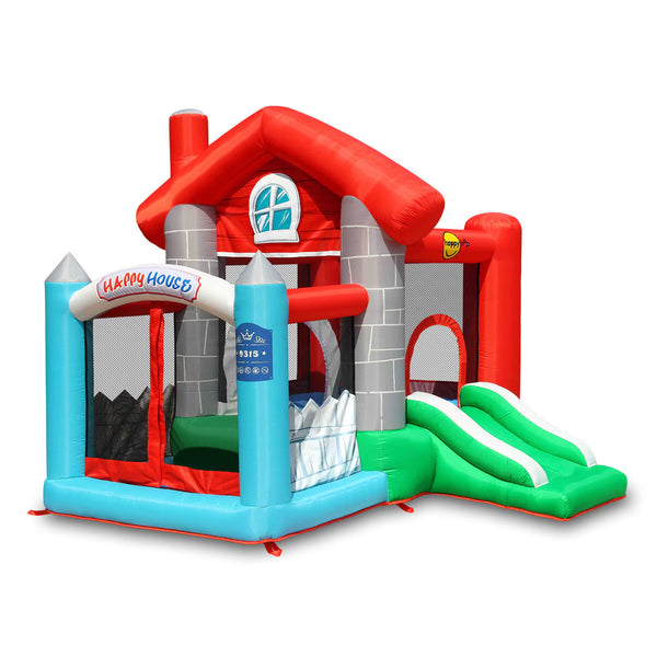 Happy Hop Happy House Bouncy Castle, Ball Pit & Slide (3+ Years)