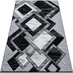 1pc Area Rug – Dazzling Abstract High-Weight Thick Design – Super Soft, Durable, Comfort-Feel Texture – Ideal for Living Room, Dining Room, Bedroom & Office Flooring