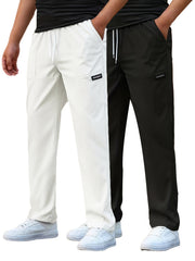 Two-Pc Men'S Casual Pants Men'S Straight-Leg Casual Work Pants Spring And Summer Thin Style