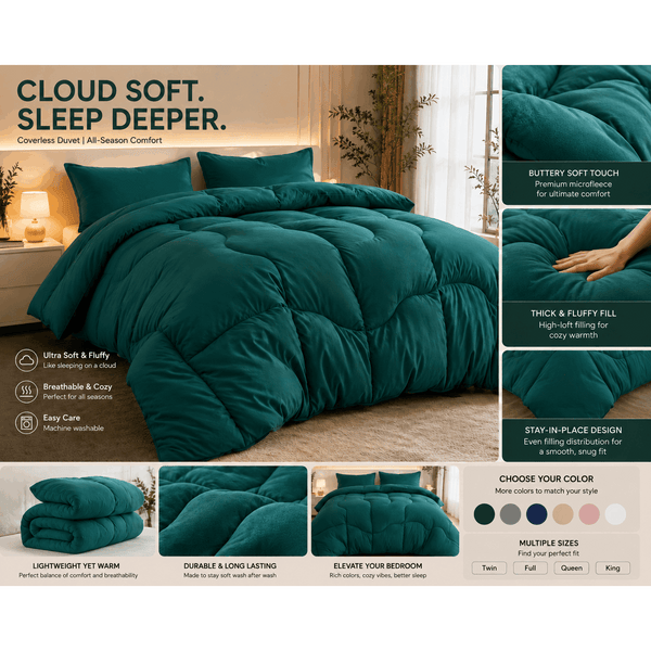Bloom Blends CloudSoft Coverless Duvet 10.5 Tog
