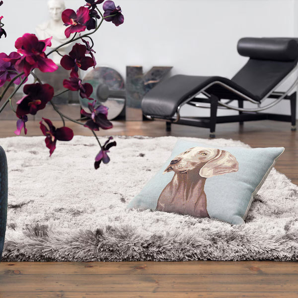 Plush Silver Rug, 200 X 300 Cm
