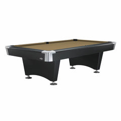 Installed Brunswick Black Wolf Pool Table in 2 Sizes