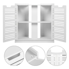White Bathroom Cabinet, Waterproof Toilet Storage Cupboard Shelf Floor Standing Toilet Silm Shelf Storage Rack with Drawer Space Saver Organizer for Living Room Bedroom Kitchen Hallway 17 X 22 X 56Cm