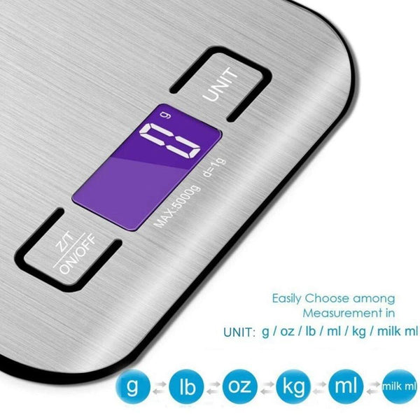 5kg Digital LCD Electronic Kitchen Cooking Food Weighing for Home and Professional Use