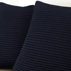 1pc Stripe Velvet Cushion Cover – Soft Luxury Cushion Case, Modern Textured Design, Machine Washable for Sofa & Bedroom Decor, Ideal Gift