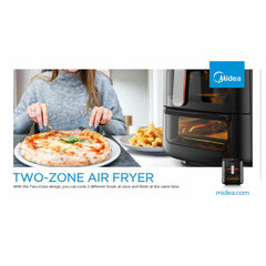 Midea Dual Basket Air Fryer 11L , MAF112B0BPKW