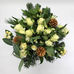 38 Stem Majestic White Christmas Bouquet