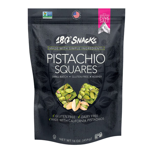 180° Snacks Pistachio Squares, 454G